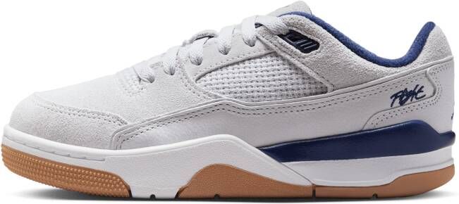 Jordan Flight Unisex Schoenen Grijs Maat: 37.5 Leer Foot Locker