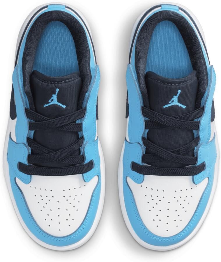 Jordan 1 Low Peuterschoenen Wit Leer - Foto 2