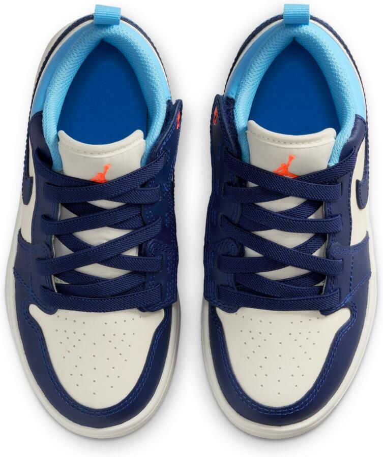 Jordan Aj1 Low Peuterschoenen Beige Mesh Synthetisch