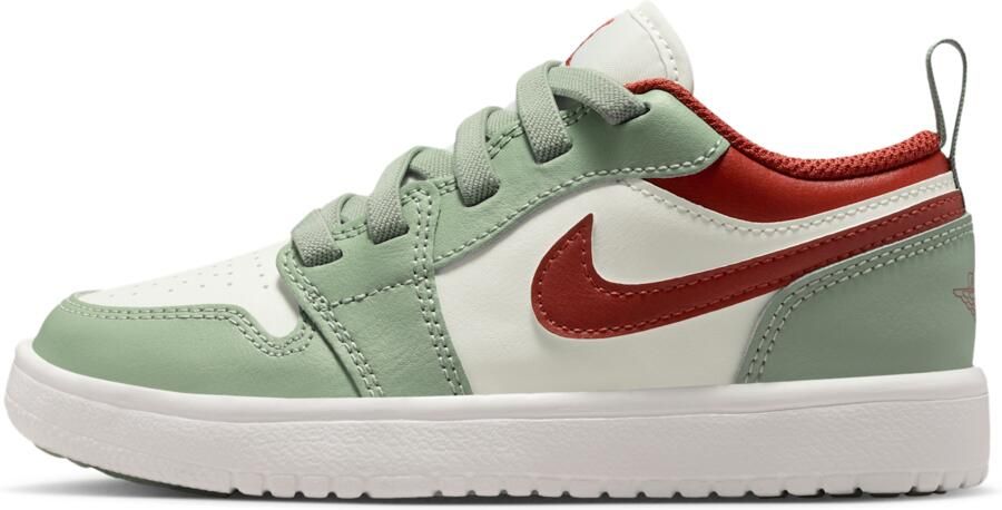 Jordan 1 Low Peuterschoenen Wit Mesh Synthetisch