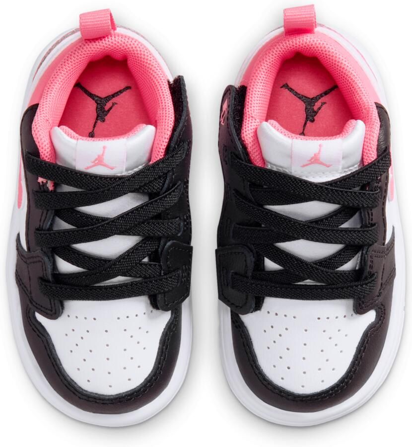 Jordan AJ1 Low Peuterschoenen Zwart Mesh Synthetisch - Foto 2