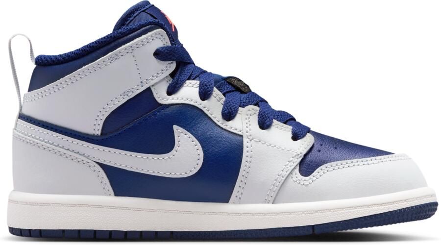 Jordan Aj1 Mid Peuterschoenen Blauw Leer - Foto 2
