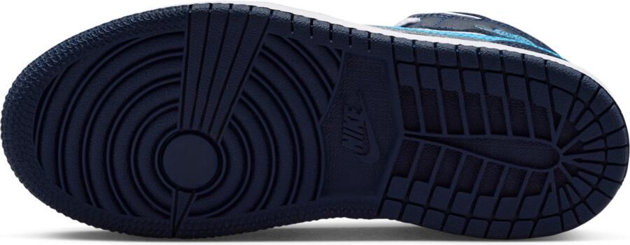 Jordan 1 Mid Kleuterschoenen Blauw - Foto 4