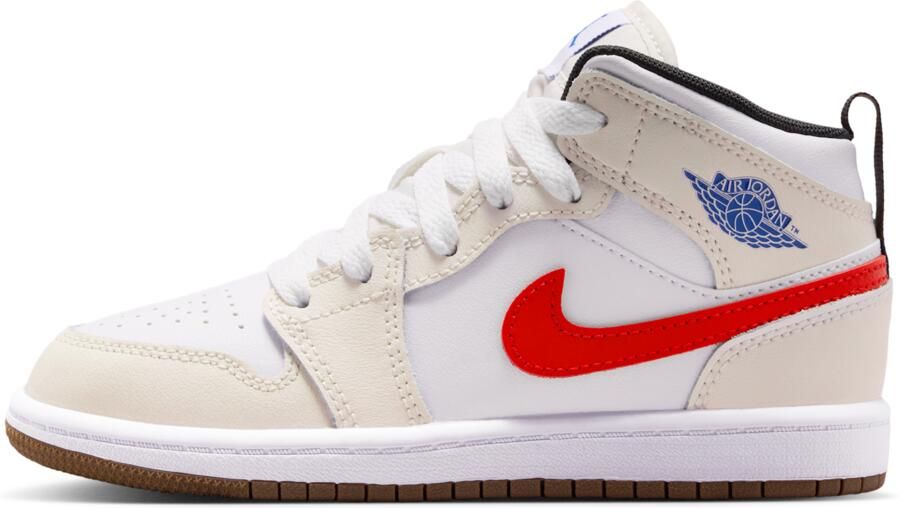 Jordan 1 Mid Kleuterschoenen Grijs