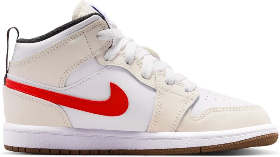 Jordan 1 Mid Kleuterschoenen Grijs - Foto 3