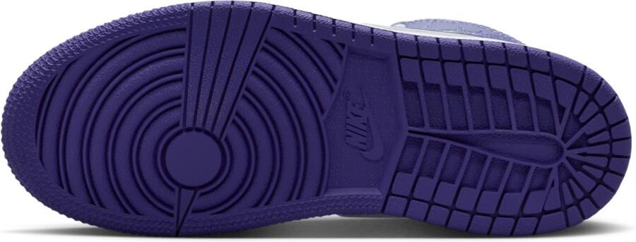 Jordan Aj1 Mid Peuterschoenen Paars Mesh Synthetisch - Foto 4