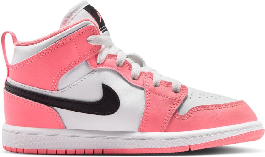 Jordan 1 Mid Kleuterschoenen Roze - Foto 3