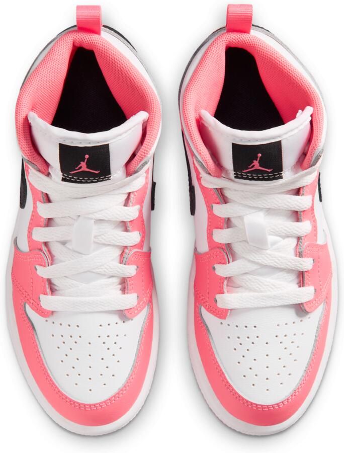 Jordan 1 Mid Kleuterschoenen Roze - Foto 2