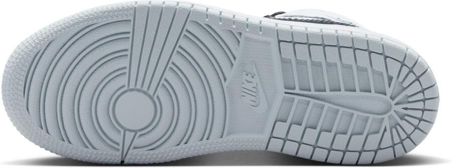 Jordan 1 Mid Kleuterschoenen Zwart - Foto 4