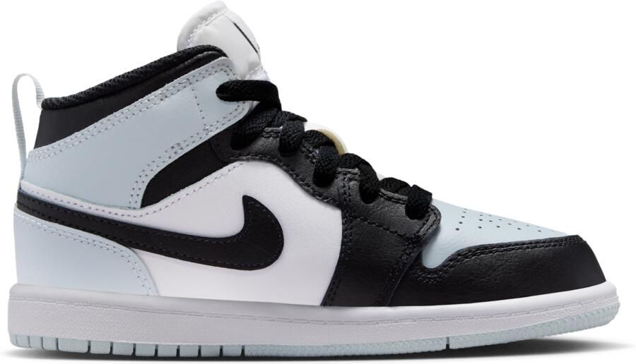 Jordan 1 Mid Kleuterschoenen Zwart - Foto 3