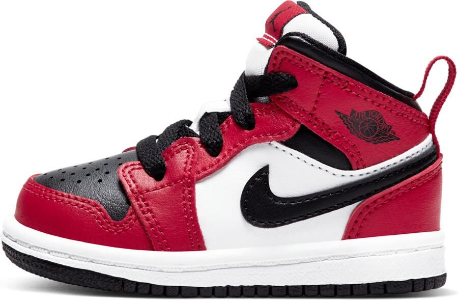Jordan 1 Mid Schoen voor baby's peuters Zwart