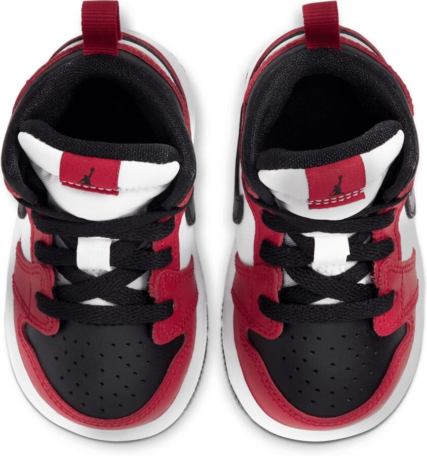 Jordan 1 Mid Schoen voor baby's peuters Zwart - Foto 3