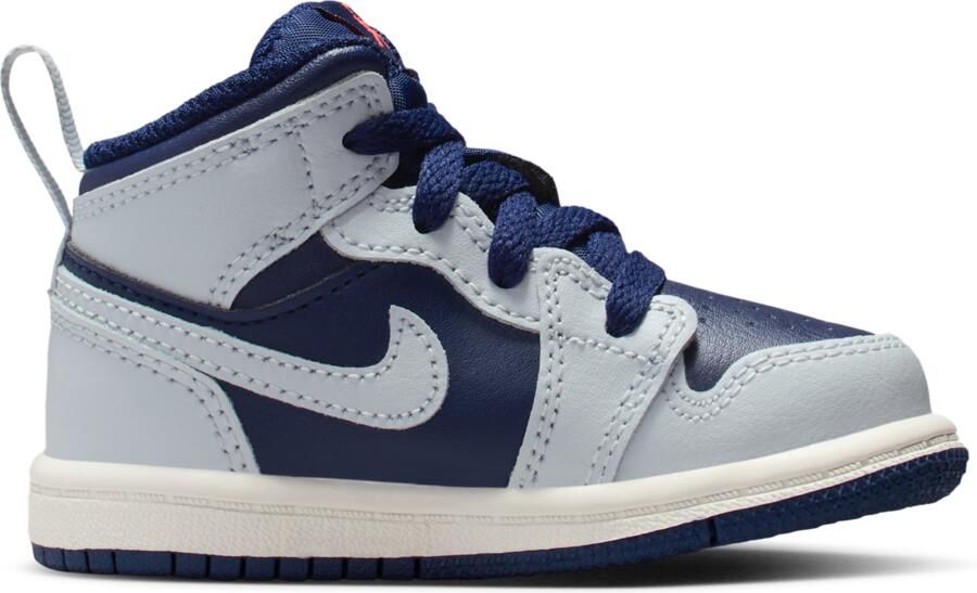 Jordan 1 Mid Schoenen voor baby's peuters Blauw - Foto 2