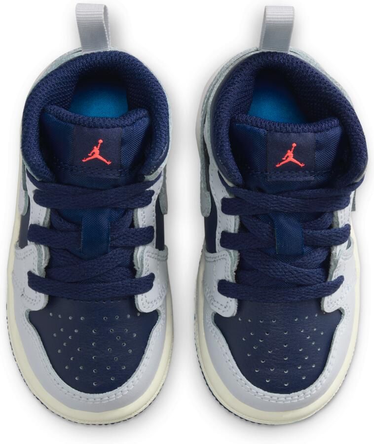 Jordan 1 Mid Schoenen voor baby's peuters Blauw