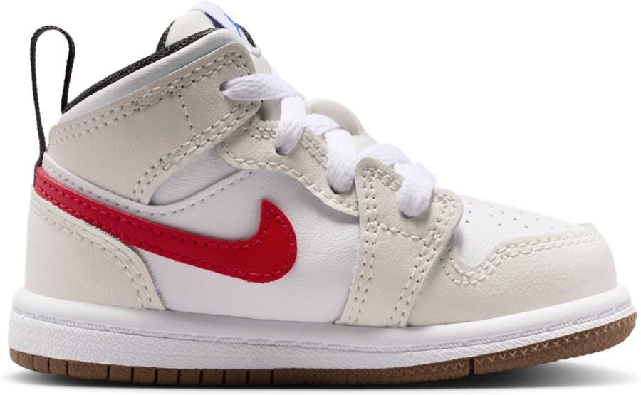 Jordan 1 Mid Schoenen voor baby's peuters Grijs - Foto 3