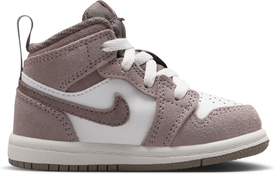 Jordan 1 Mid Schoenen voor baby's peuters Grijs - Foto 3