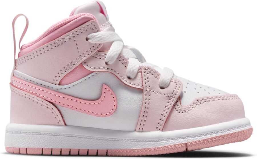 Jordan 1 Mid Schoenen voor baby's peuters Roze - Foto 2