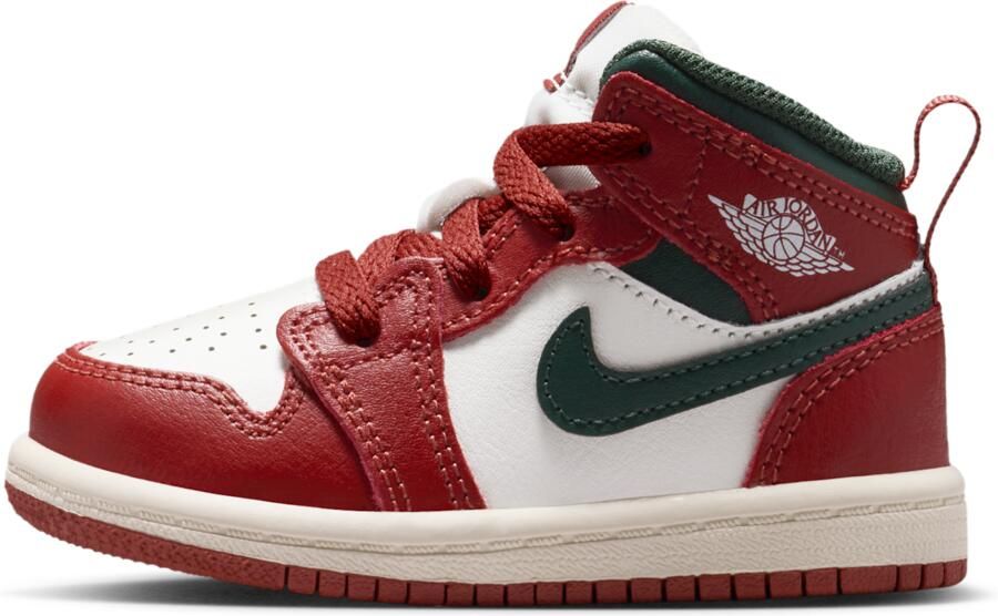 Jordan 1 Mid Schoenen voor baby's peuters Wit - Foto 4