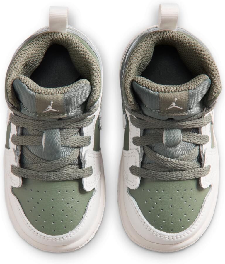 Jordan 1 Mid Schoenen voor baby's peuters Wit - Foto 2