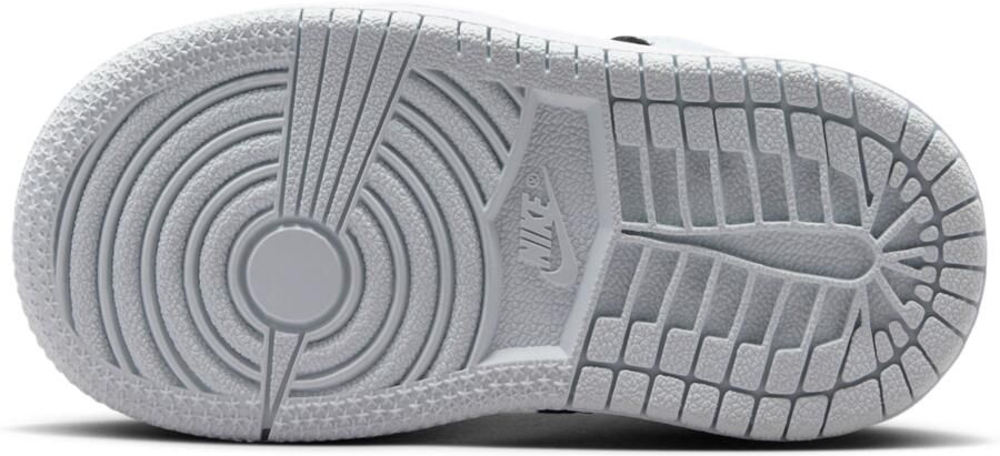 Jordan Aj1 Mid Peuterschoenen Zwart Mesh Synthetisch - Foto 4