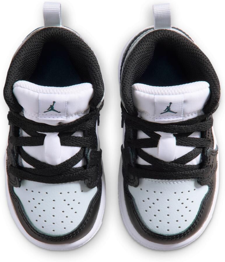 Jordan Aj1 Mid Peuterschoenen Zwart Mesh Synthetisch - Foto 2