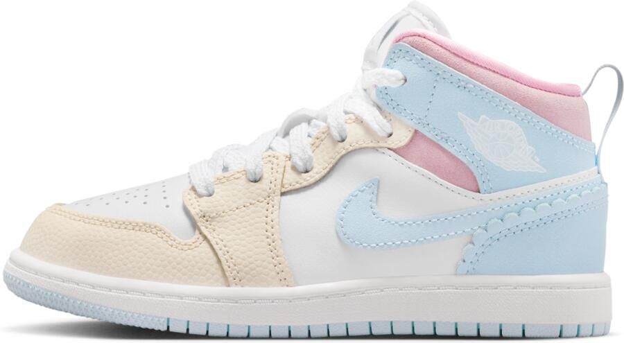Jordan 1 Mid SE kleuterschoenen Blauw