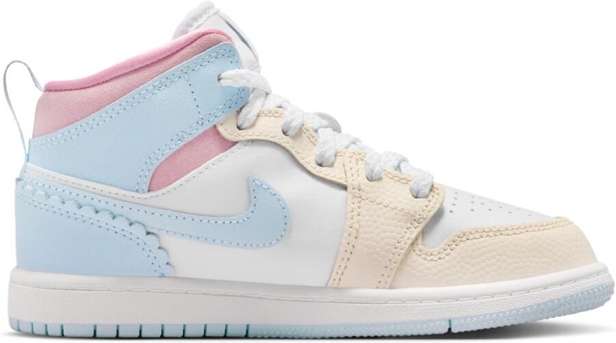Jordan 1 Mid SE kleuterschoenen Blauw - Foto 3