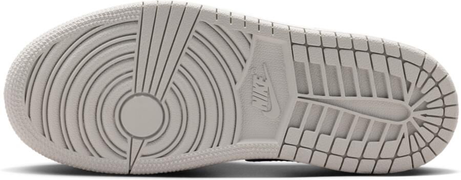 Jordan Aj1 Mid Peuterschoenen Grijs Leer - Foto 3