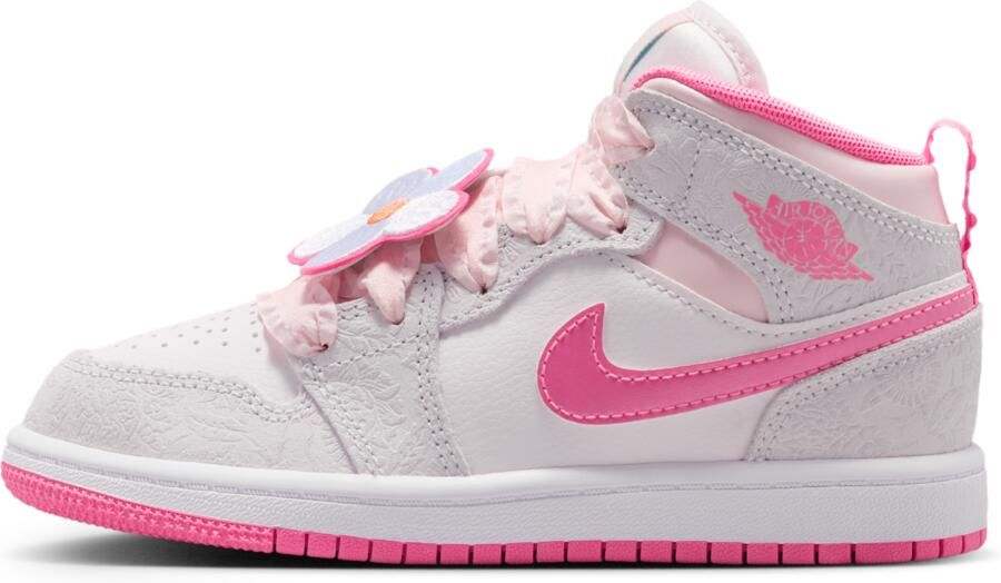 Jordan 1 Mid SE kleuterschoenen Grijs