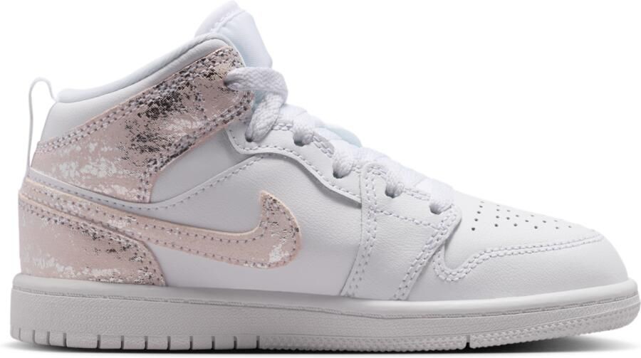 Jordan 1 Mid SE kleuterschoenen Wit - Foto 3
