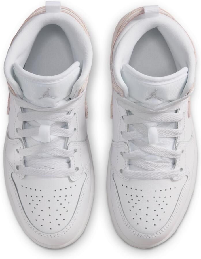 Jordan 1 Mid SE kleuterschoenen Wit - Foto 2