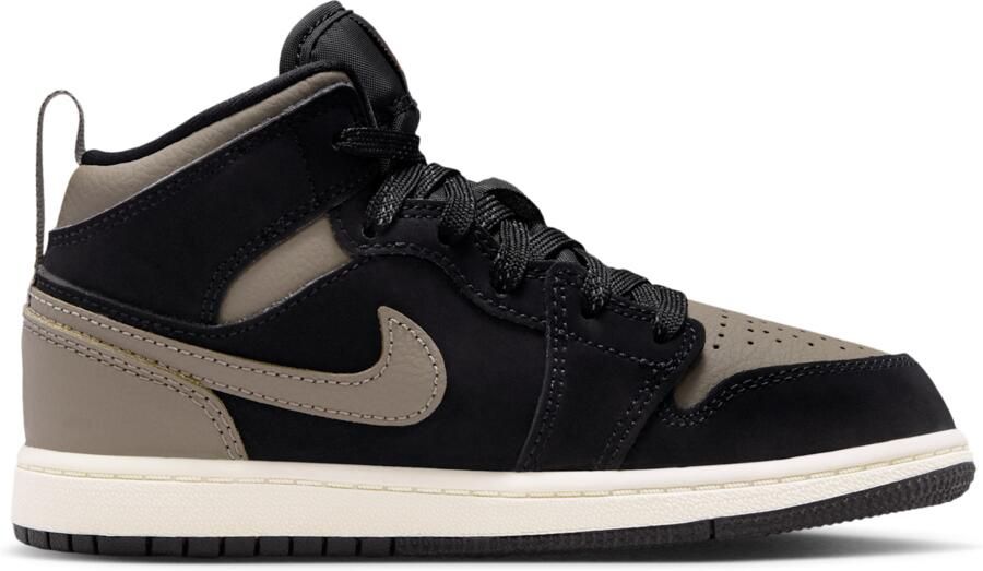 Jordan 1 Mid SE kleuterschoenen Zwart - Foto 3