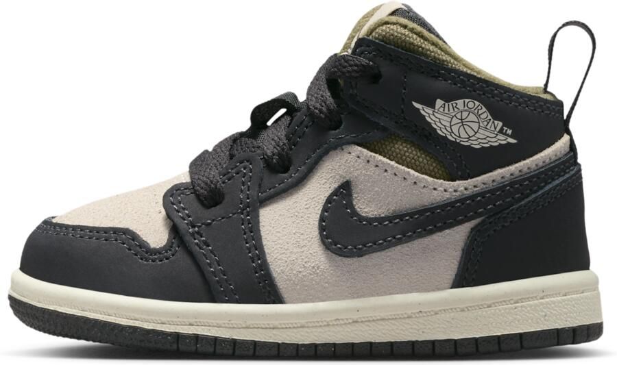 Jordan 1 Mid SE schoenen voor baby's peuters Bruin