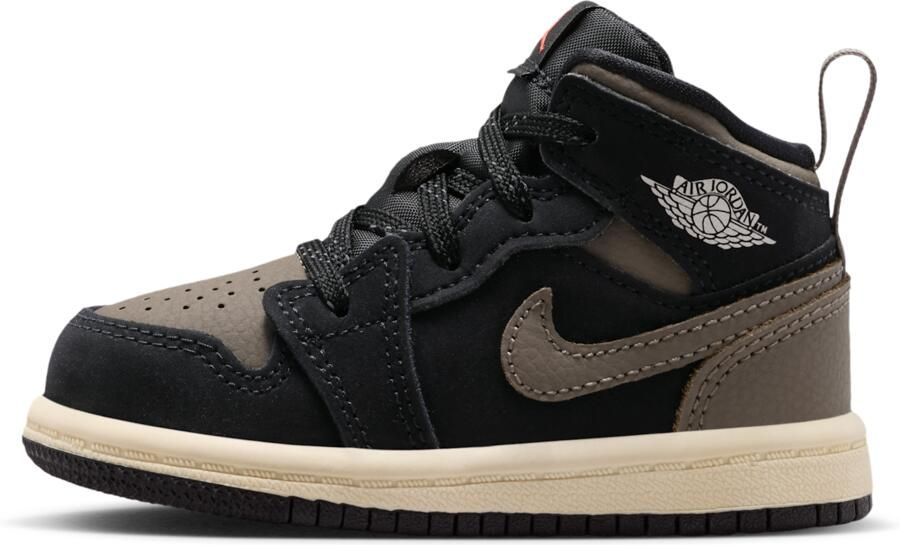 Jordan 1 Mid SE schoenen voor baby's peuters Zwart