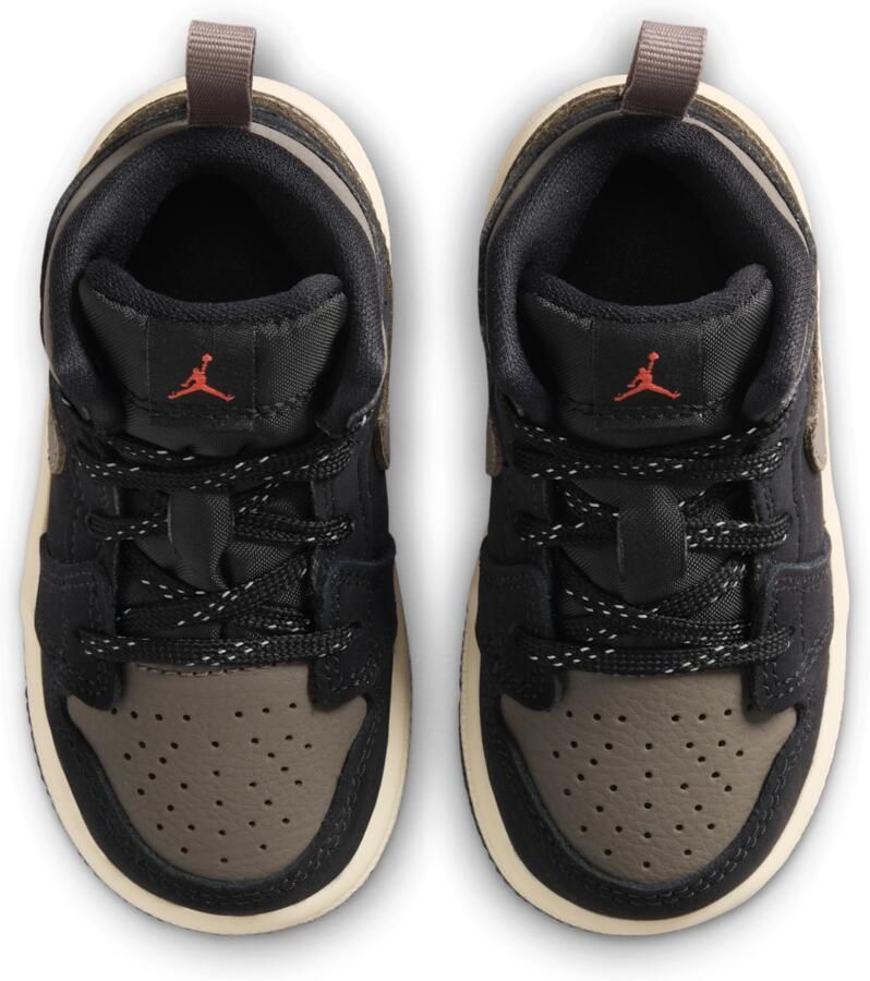 Jordan 1 Mid SE schoenen voor baby's peuters Zwart - Foto 2