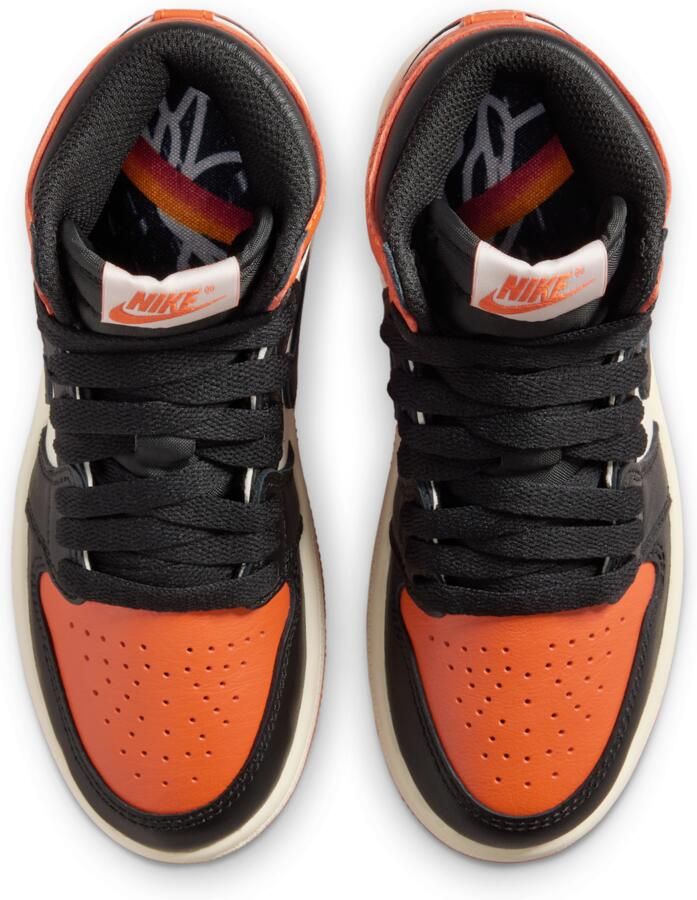 Jordan  1 Retro High OG 'Shattered Backboard' kleuterschoenen Zwart - Foto 2