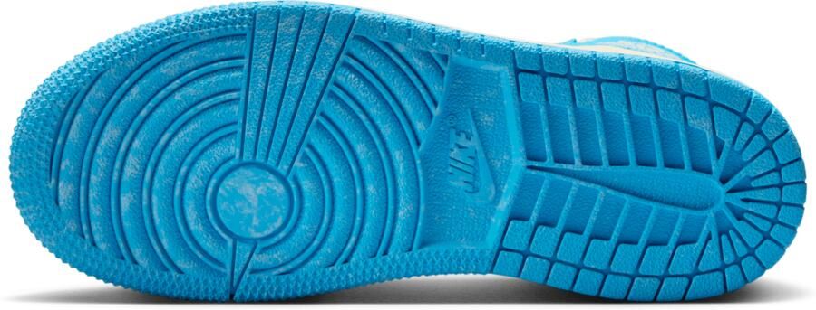 Jordan Aj1 Retro Hi Og Unisex Schoenen Blauw Maat: 33.5 Leer Foot Locker - Foto 4