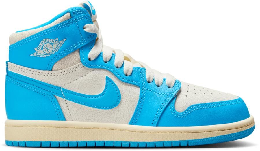 Jordan Aj1 Retro Hi Og Unisex Schoenen Blauw Maat: 33.5 Leer Foot Locker - Foto 3