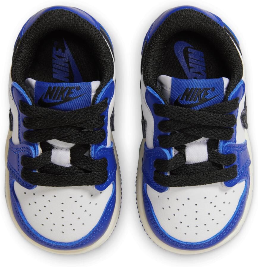 Jordan 1 Retro Low 'Game Royal' schoenen voor baby's peuters Wit - Foto 3