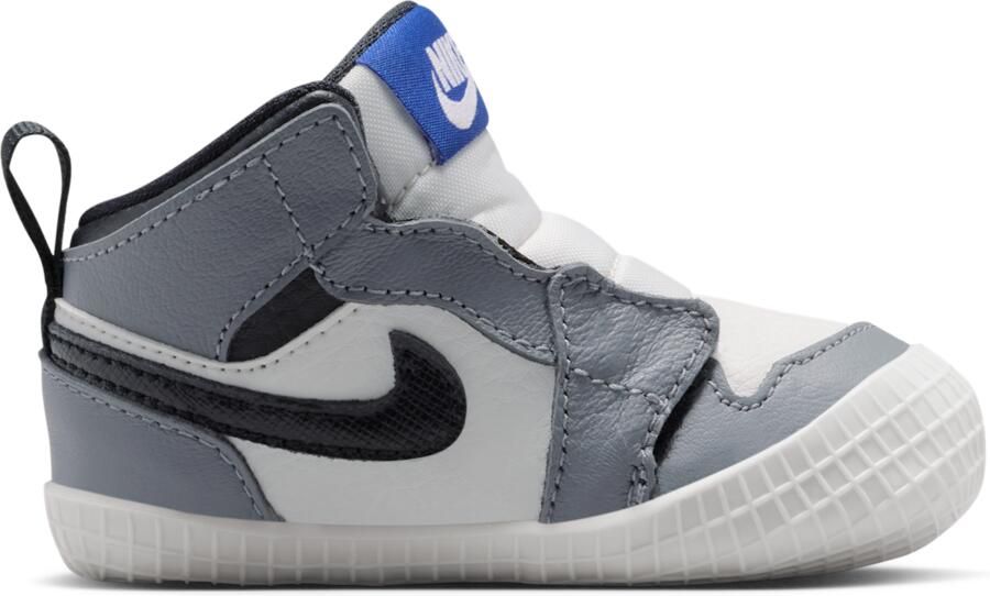 Jordan 1 Wiegbootie voor baby's Grijs - Foto 3