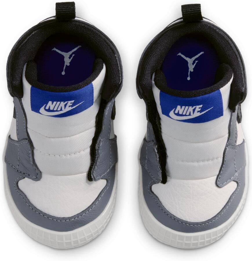 Jordan 1 Wiegbootie voor baby's Grijs - Foto 2
