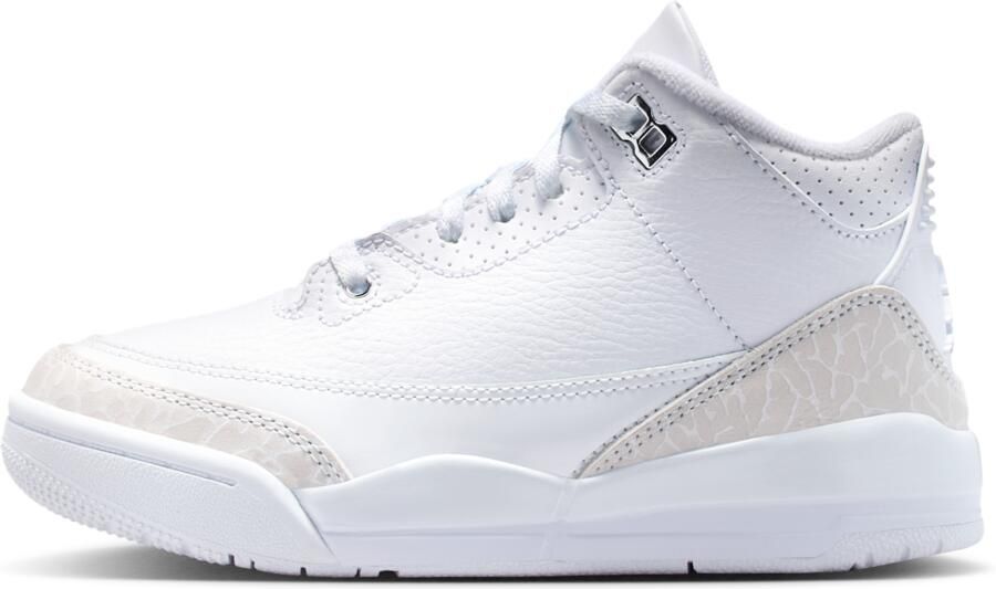 Jordan Aj3 Retro Peuterschoenen Wit Leer - Foto 2