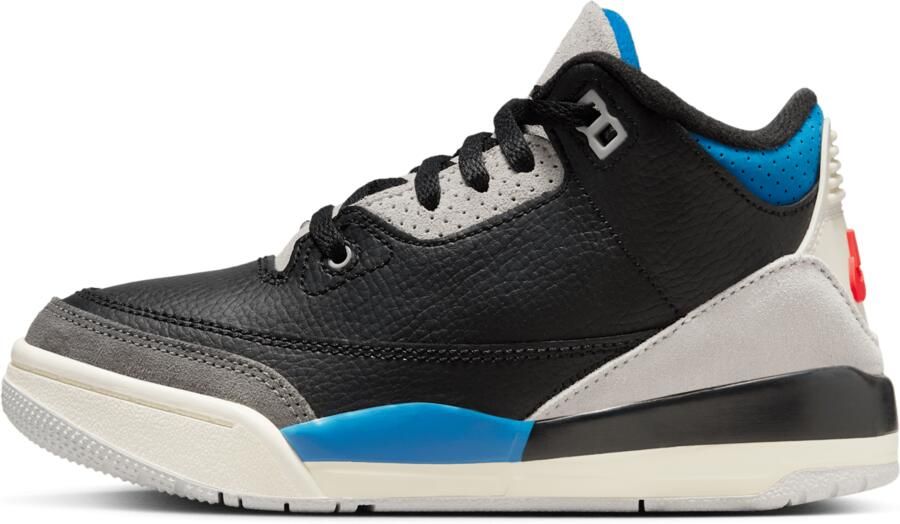 Jordan Aj3 Retro Unisex Schoenen Zwart Maat: 29.5 Leer Foot Locker