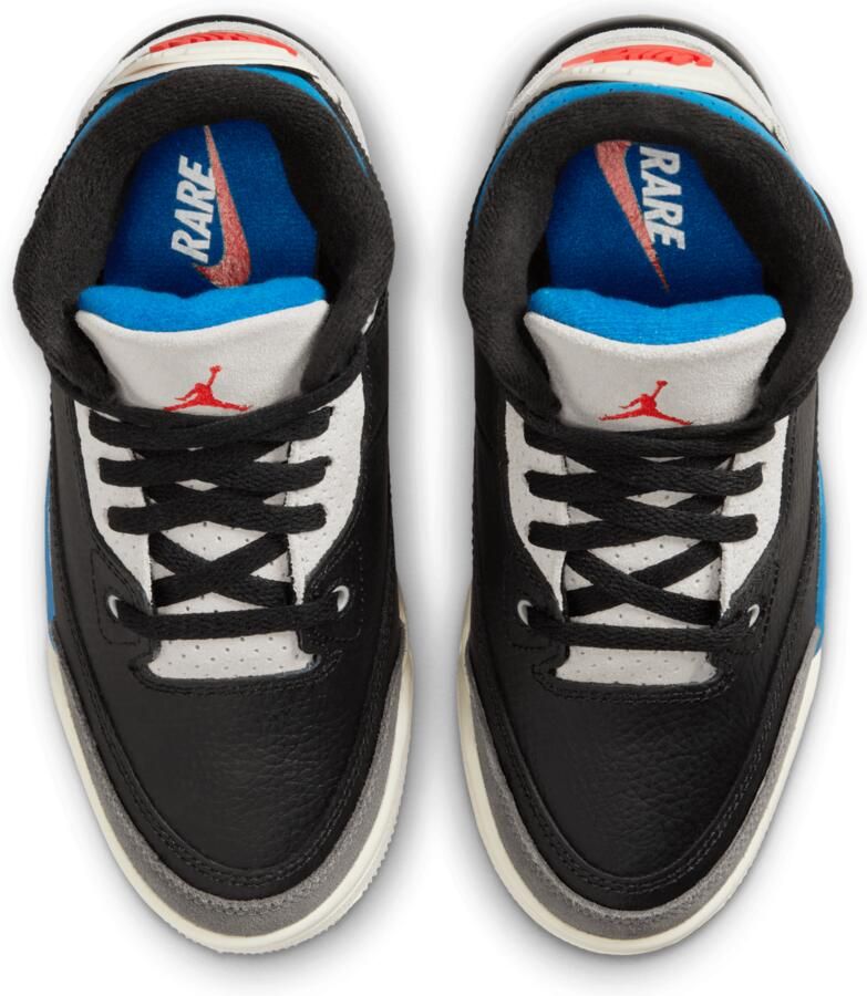 Jordan Aj3 Retro Unisex Schoenen Zwart Maat: 29.5 Leer Foot Locker - Foto 2