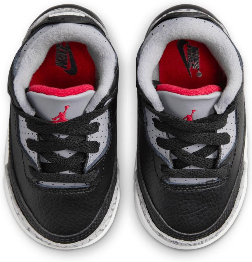 Jordan 3 Retro Schoenen voor baby's peuters Zwart