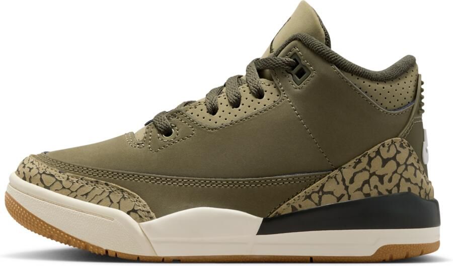 Jordan  3 Retro 'Medium Olive' kleuterschoenen Groen - Foto 4