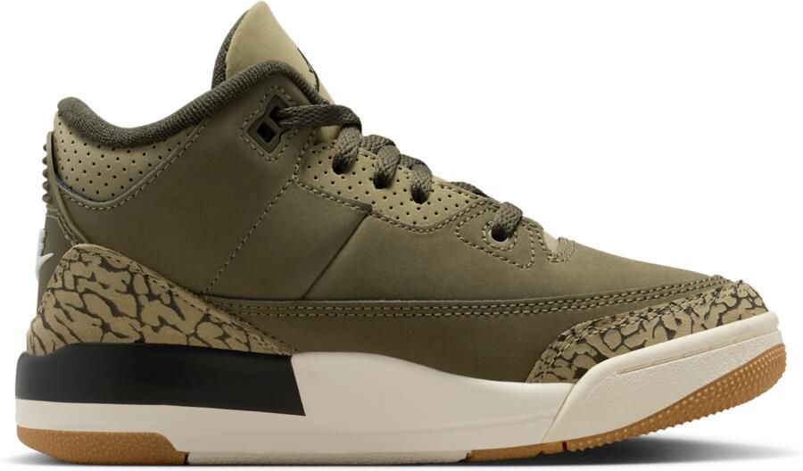 Jordan  3 Retro 'Medium Olive' kleuterschoenen Groen - Foto 2