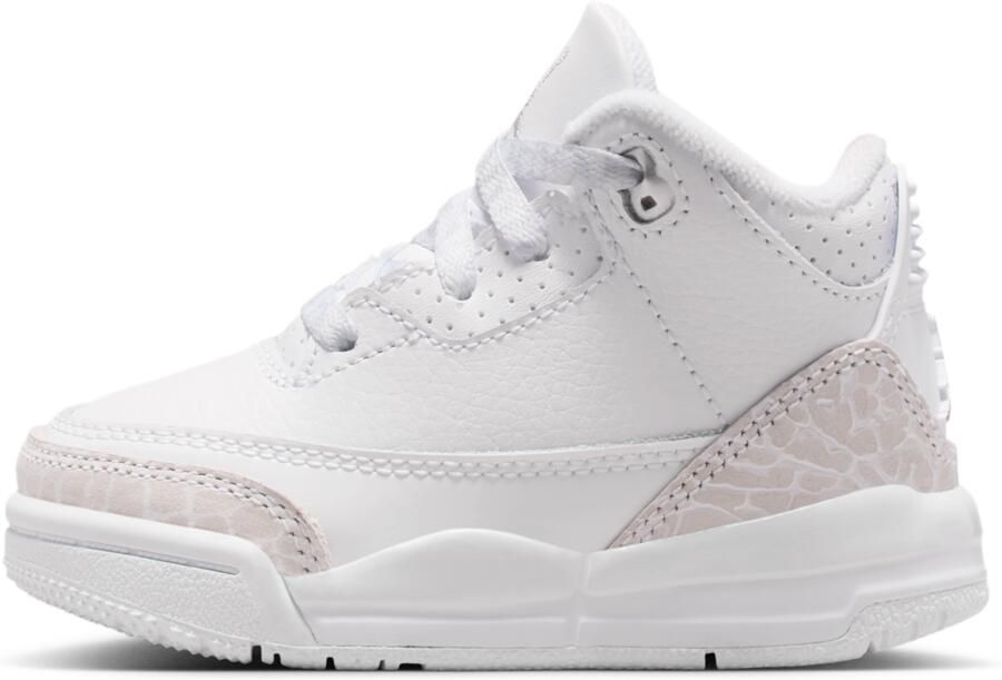 Jordan  3 Retro 'Pure Money' schoenen voor baby's peuters Wit