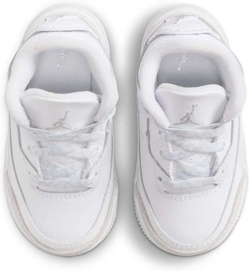 Jordan  3 Retro 'Pure Money' schoenen voor baby's peuters Wit