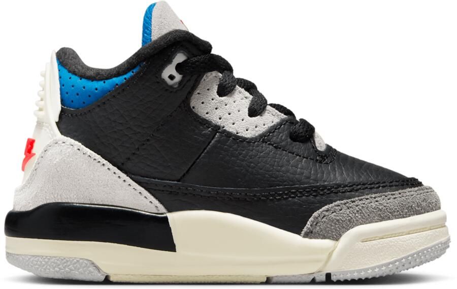 Jordan Aj3 Retro Unisex Schoenen Zwart Maat: 23.5 Leer Foot Locker - Foto 3